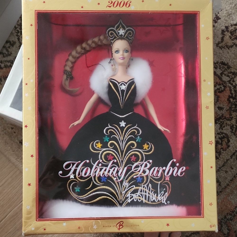 Barbie 2006 Holiday Doll in Black and Gold